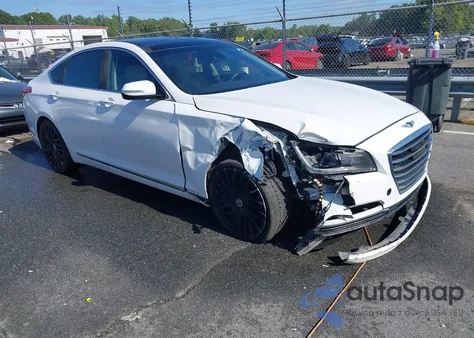 2017 Genesis G80 3.8 из США, поврежденный, VIN KMHGN4JE4HU205886